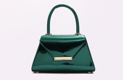 Μικρή μεταλλική handbag από Aldo
