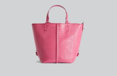 Φούξια crocodile-print τσάντα €529 από Max Mara