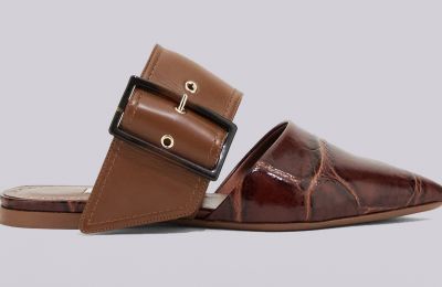 Mules με τακούνι €39.95 από Zara