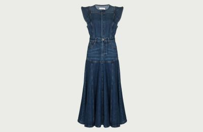 Midi denim φόρεμα Chloe €1,790 από Amicci   