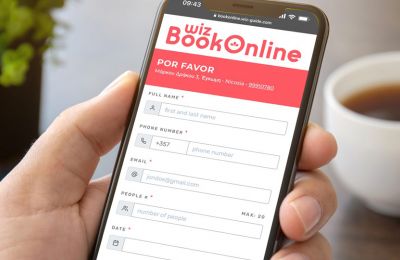 WiZ BookOnline: Δωρεάν υπηρεσία ψηφιοποίησης κρατήσεων και πελατολογίου για εστιατόρια και μπαρ