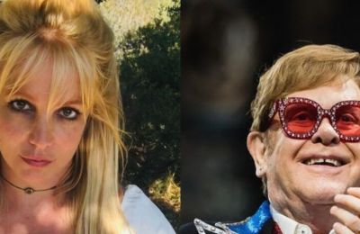 photo by @britneyspears and @eltonjohn