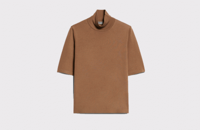 Μάλλινο polo-neck πουλόβερ από Max Mara