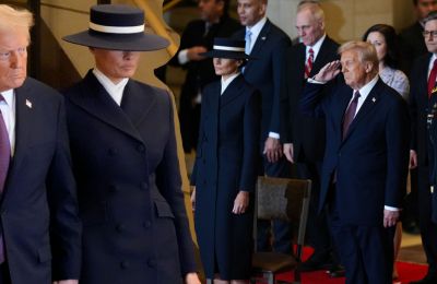 Το σχόλιο του Trump για την εμφάνιση της Melania στην ορκωμοσία του